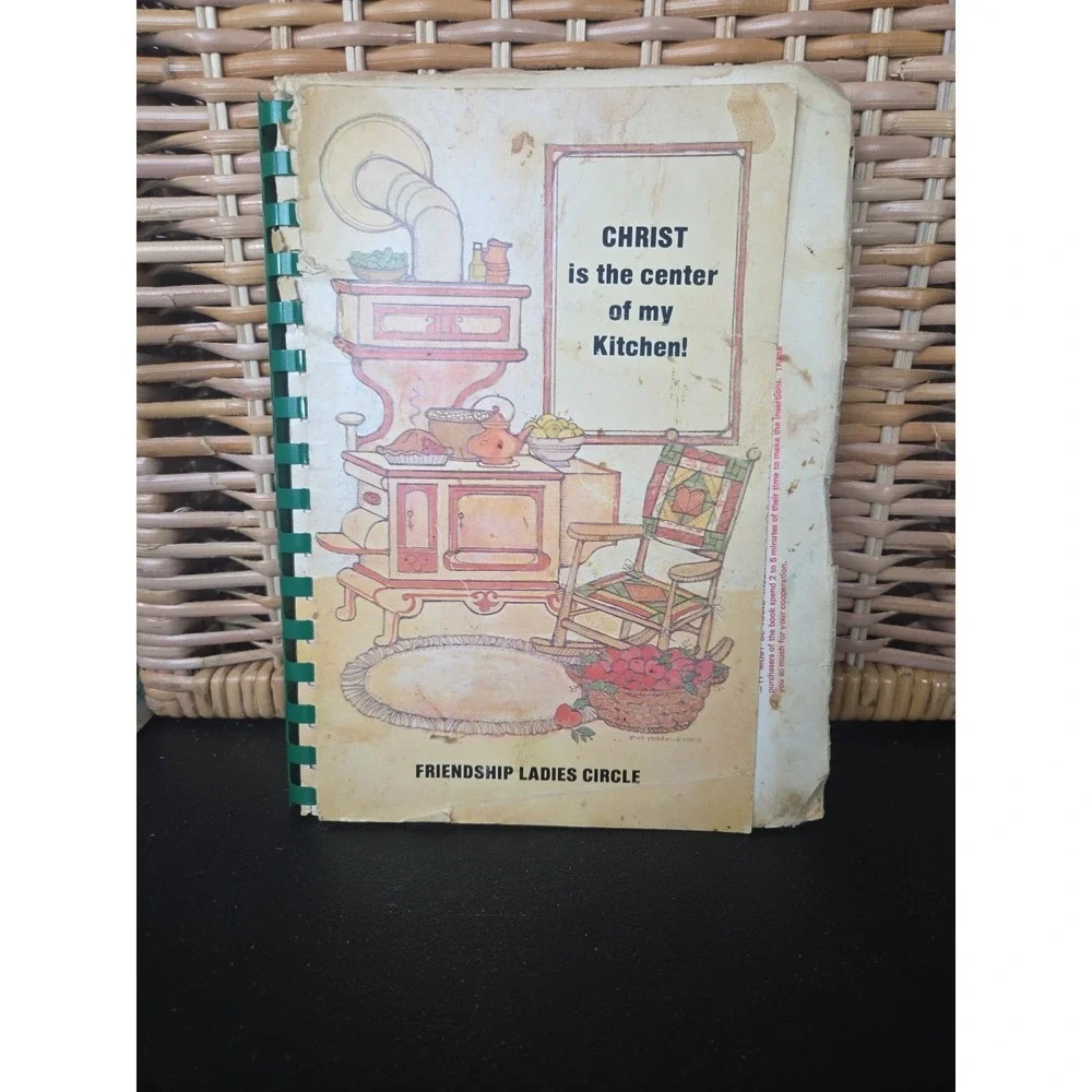 Ladies Friendship Circle Cookbook Concord,‎ NC 1983 Vintage Local Recipe Book